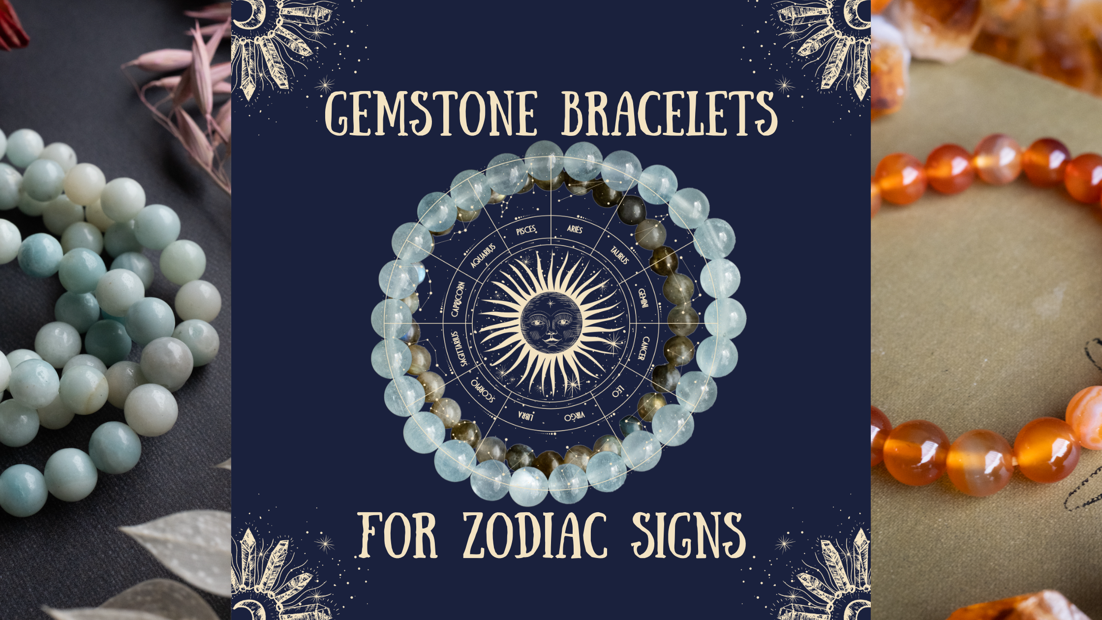 Zodiac 2025 sign bracelets