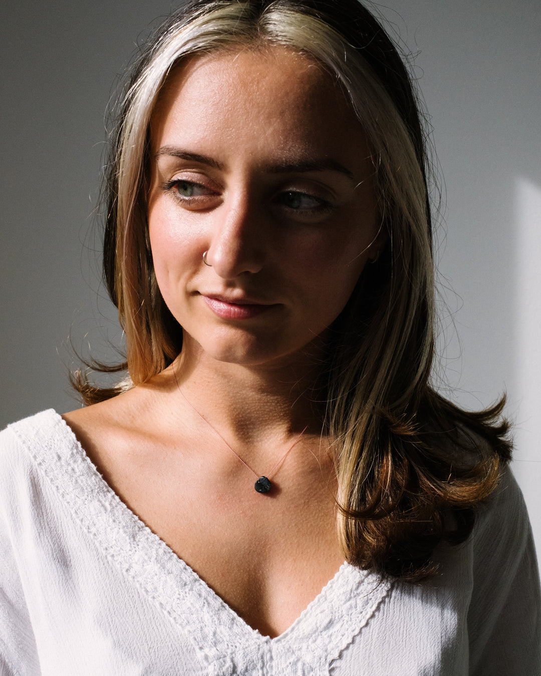 Ruby Vegan Silk Necklace - The Healing Pear