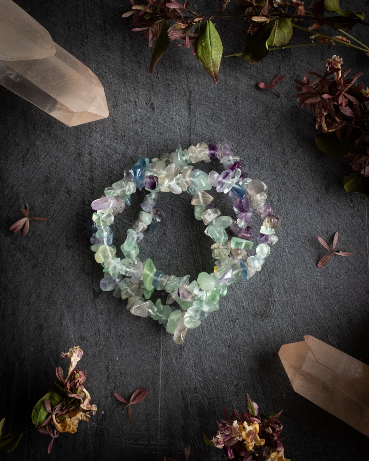 Fluorite chip bracelet online