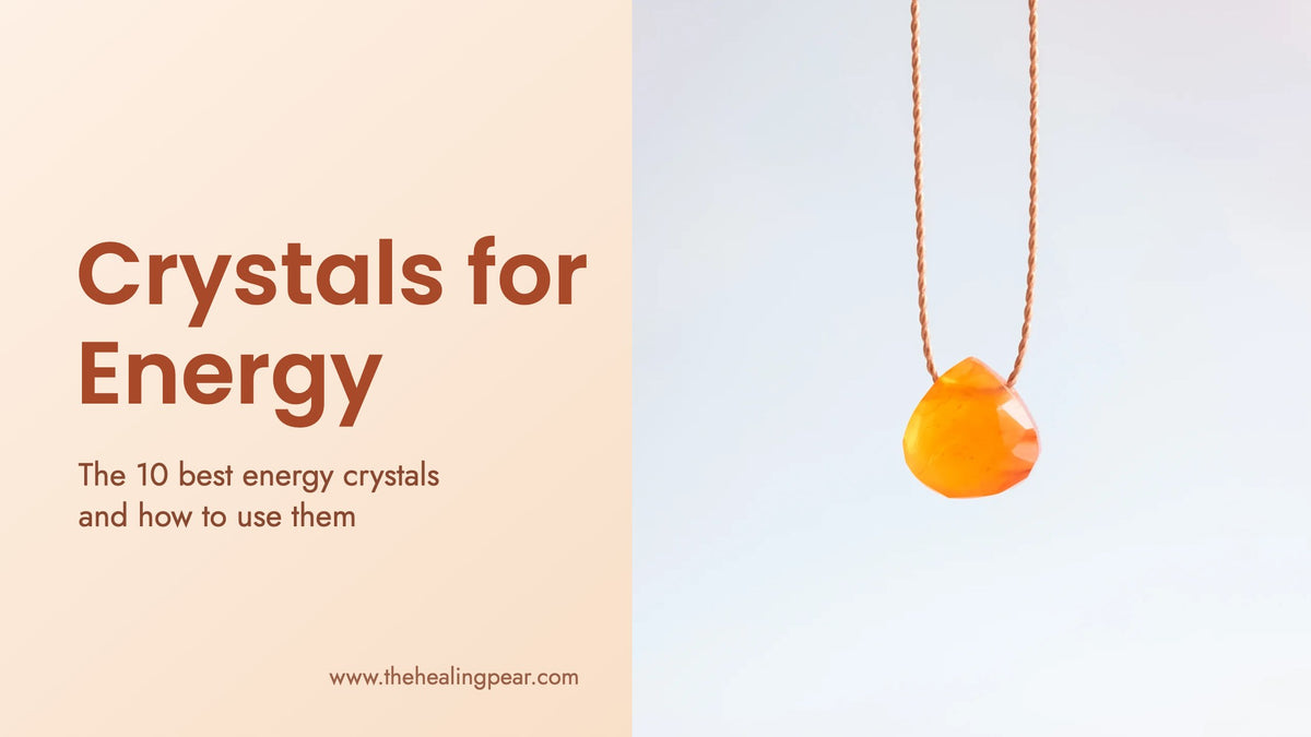 Crystals for energy: a carnelian drop necklace on vegan silk cord