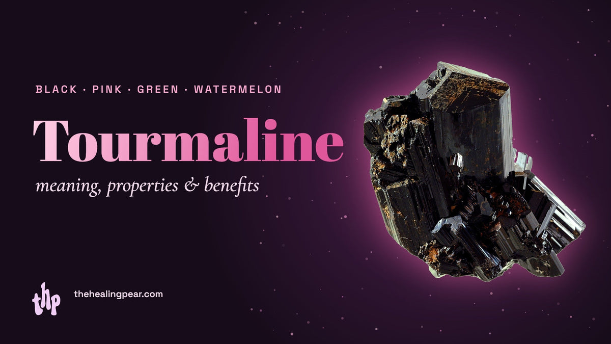 Tourmaline meaning: black tourmaline crystal