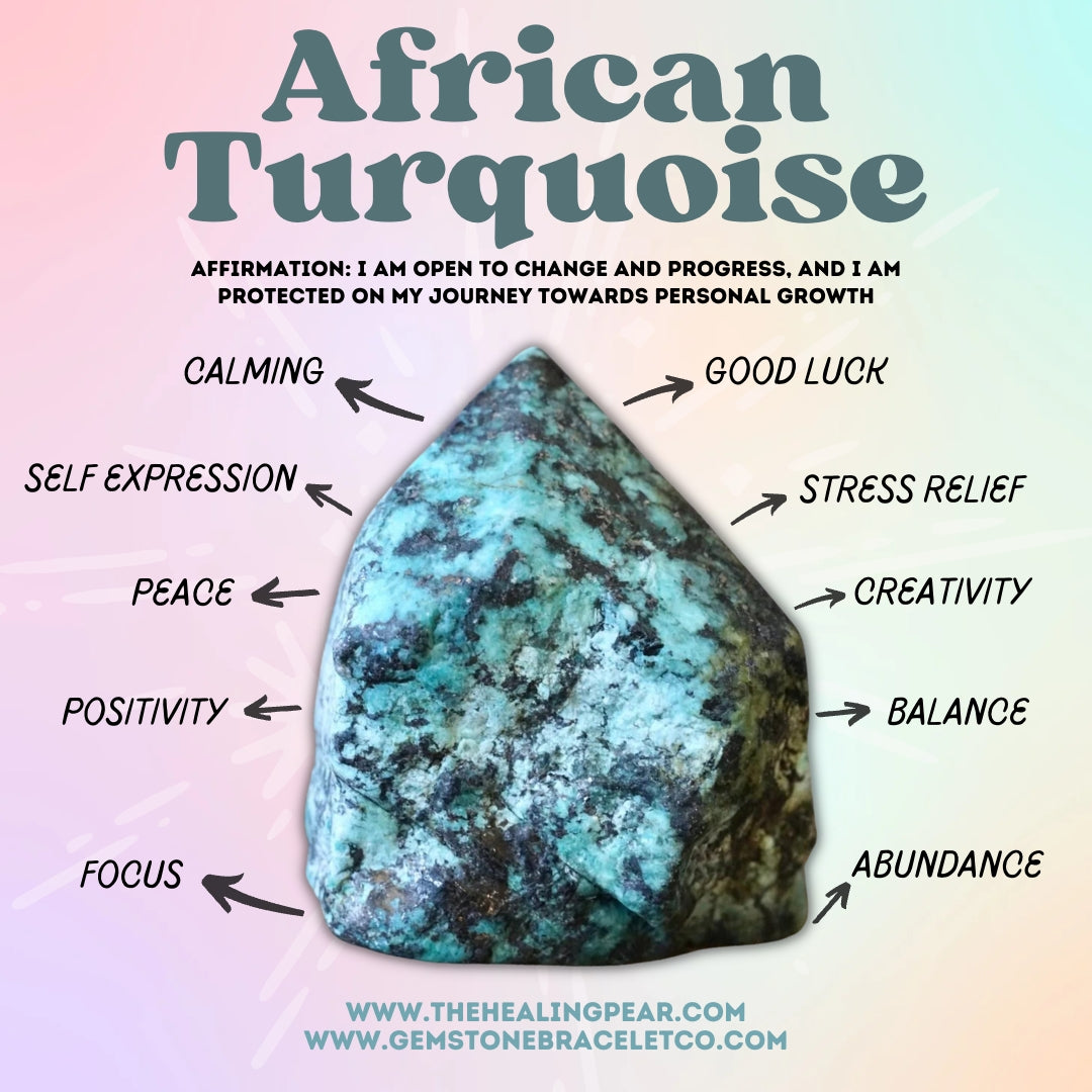 African Turquoise Crystal Properties and Meaning