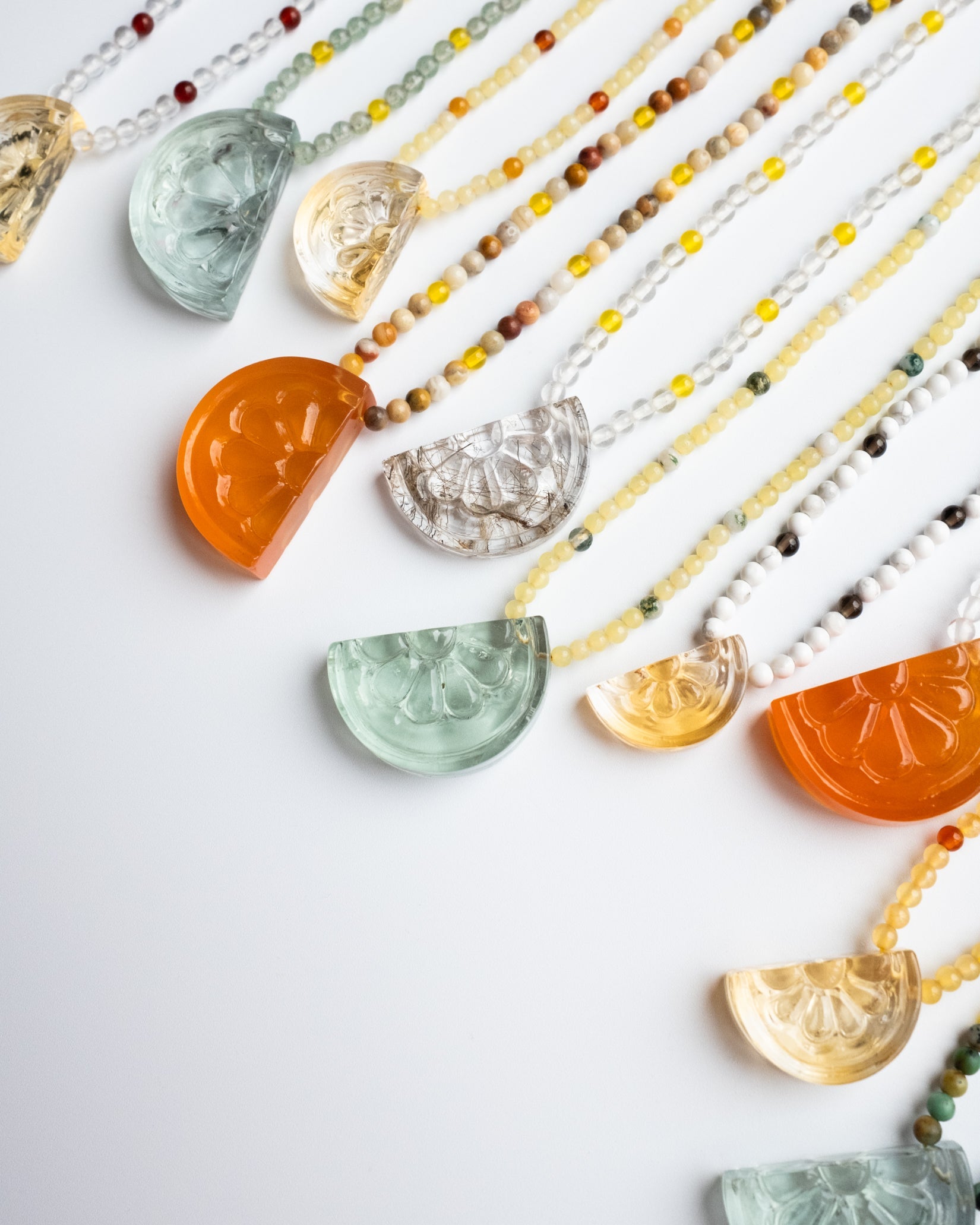 Citrus Slice Necklace