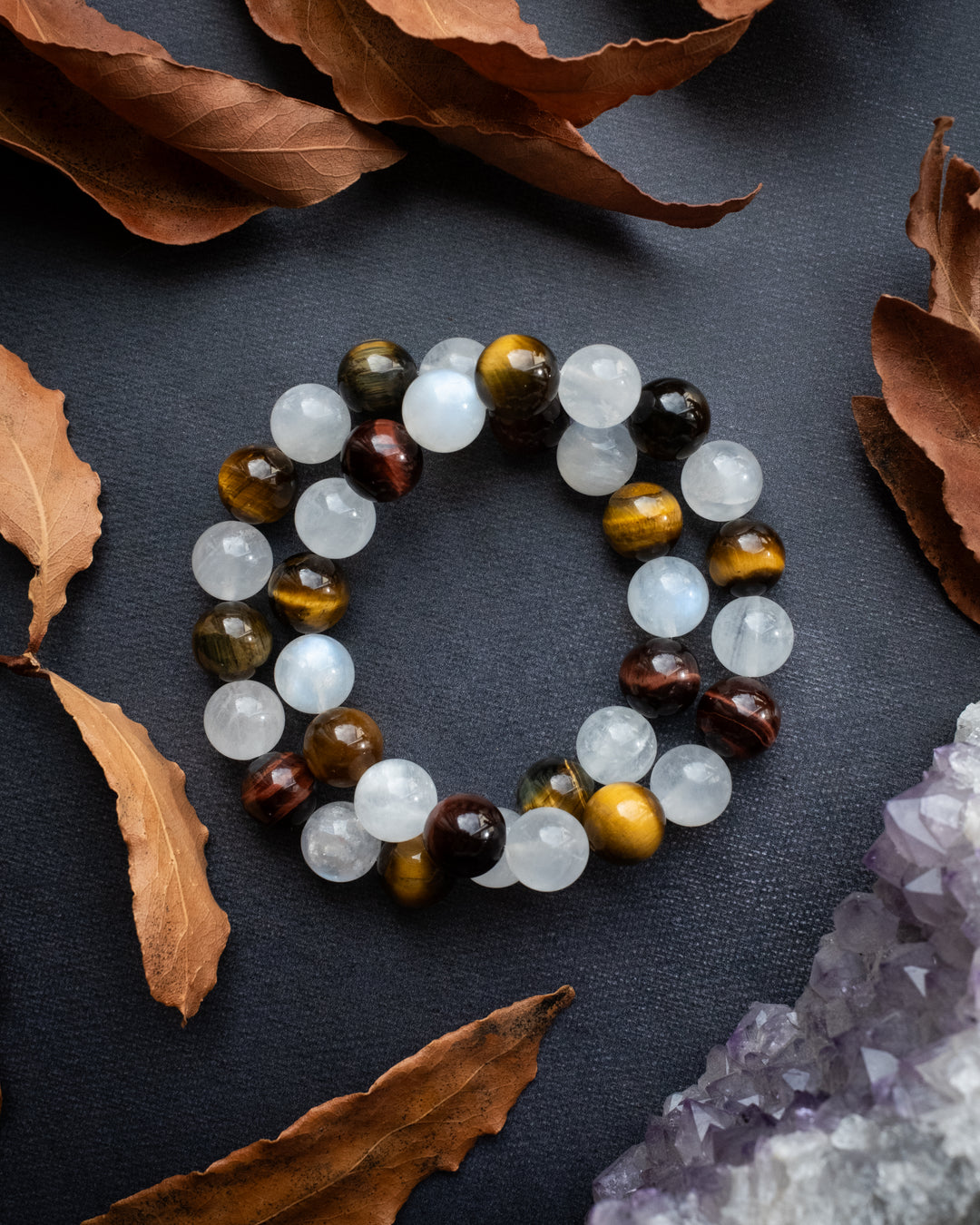 Rainbow Moonstone &amp; Multi Tiger&