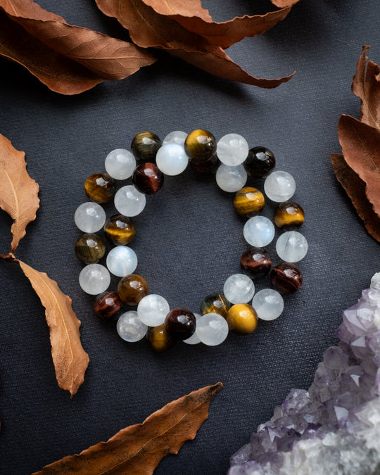 Rainbow Moonstone &amp; Multi Tiger&