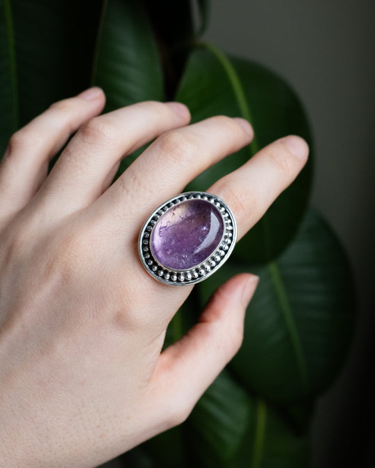 Ametrine Ring in Sterling Silver - Size 7 1/4 US / O 1/2 UK