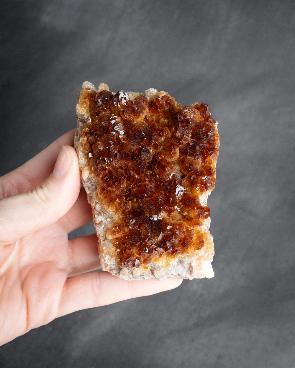 Citrine Raw Crystal Cluster 252g - The Healing Pear