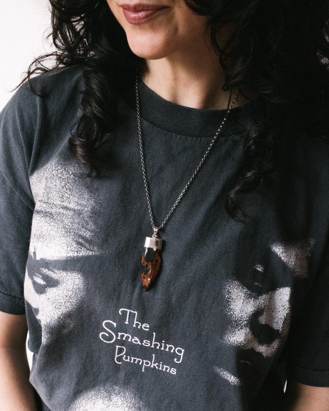 Mahogany Obsidian Arrowhead Sterling Silver Necklace - The Healing Pear