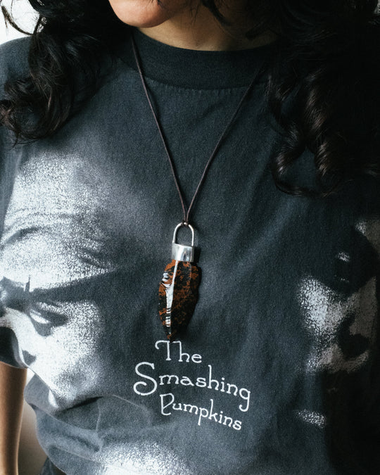 Mahogany Obsidian Arrowhead Sterling Silver Necklace - The Healing Pear