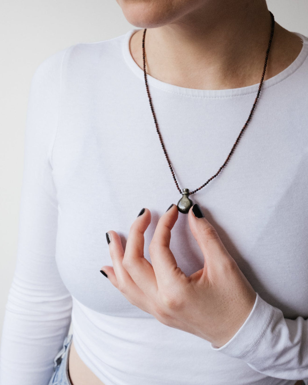 Potion for Regenerative Strength: Bloodstone & Peridot Beaded Necklace - The Healing Pear