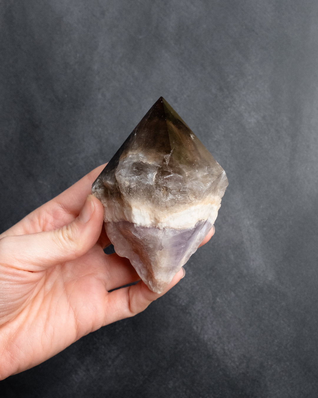 Root of Transformation Raw Crystal Point Specimen 262g
