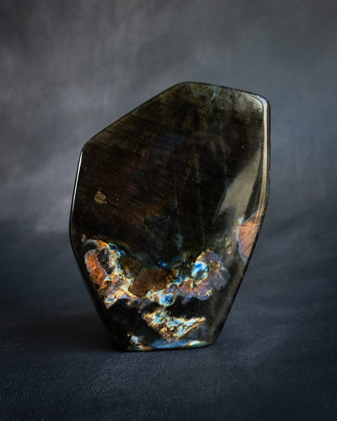 Labradorite Polished Freeform High Flash Specimen 1236g - The Healing Pear