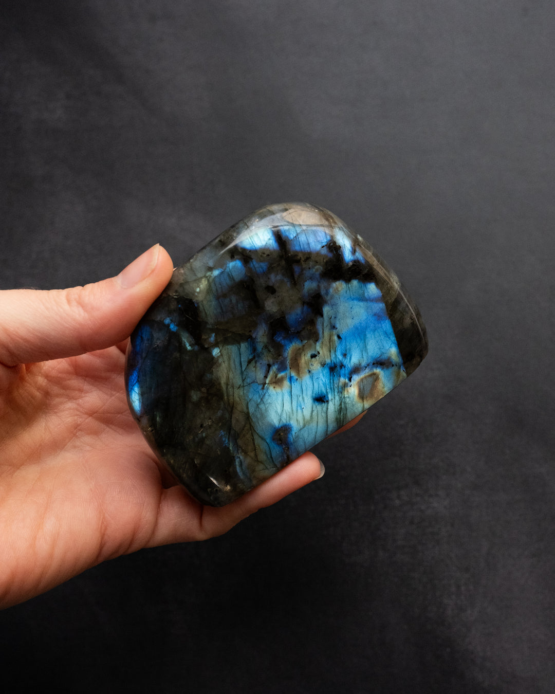 Labradorite Polished Freeform High Flash Specimen 301g - The Healing Pear