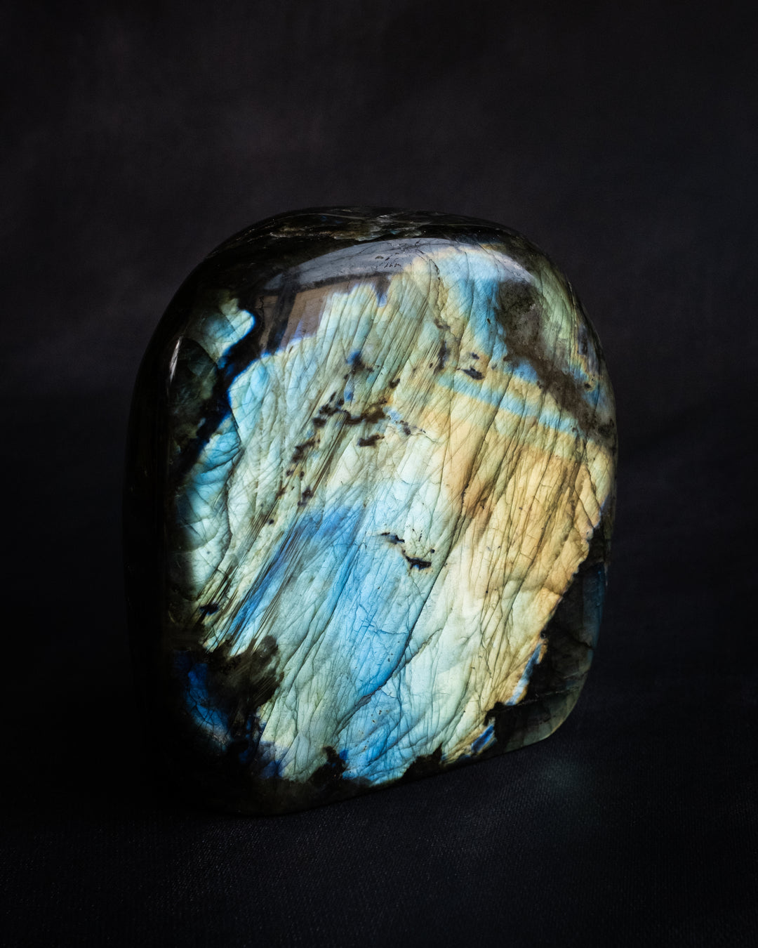 Labradorite Polished Freeform High Flash Specimen 1776g - The Healing Pear