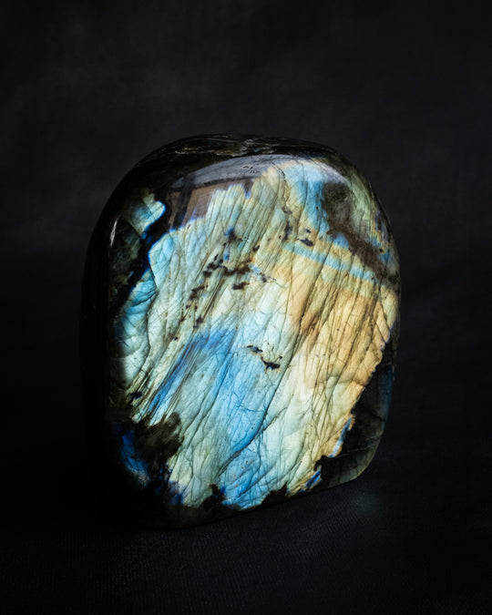 Labradorite Polished Freeform High Flash Specimen 1776g - The Healing Pear