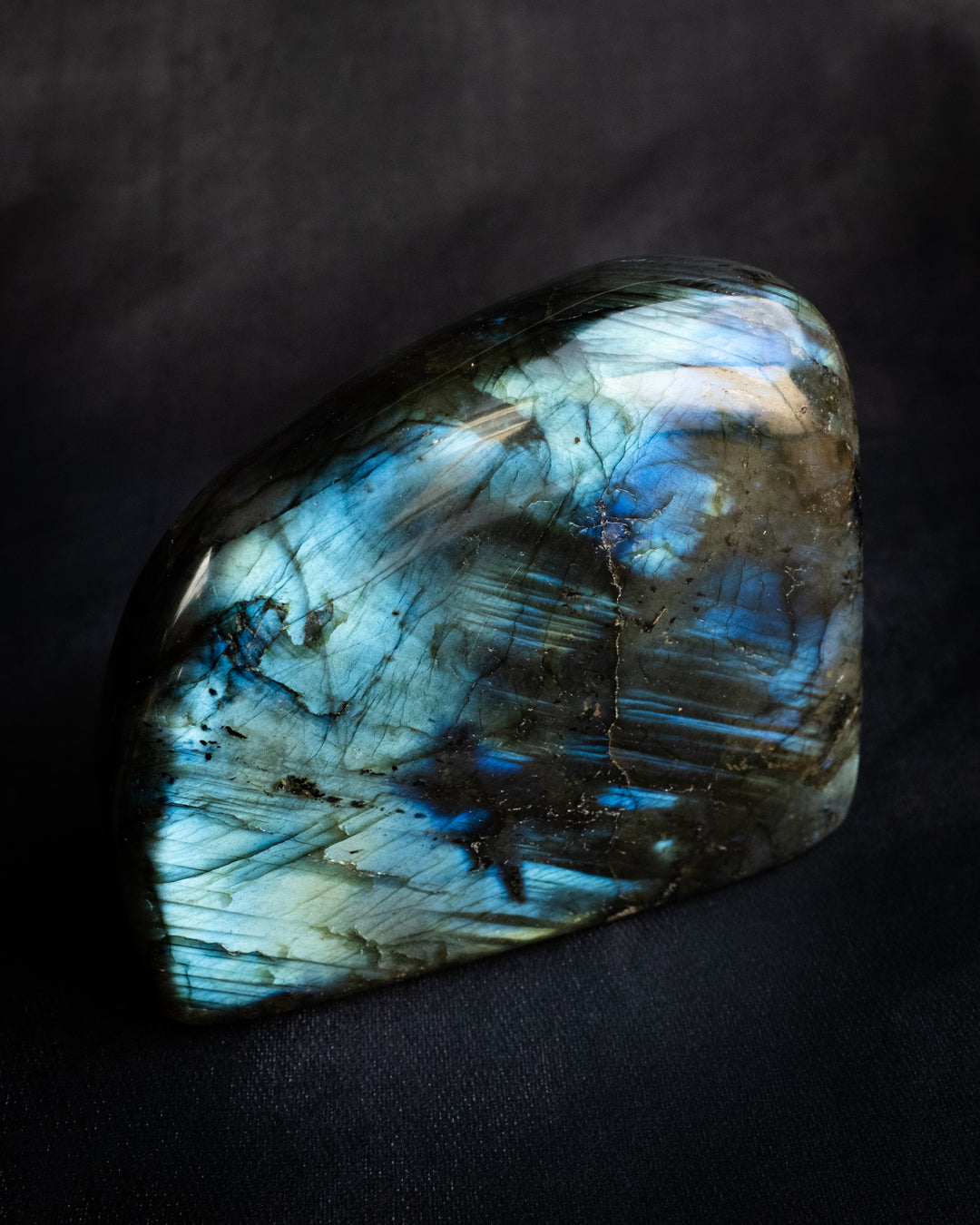 Labradorite Polished Freeform High Flash Specimen 1253g - The Healing Pear