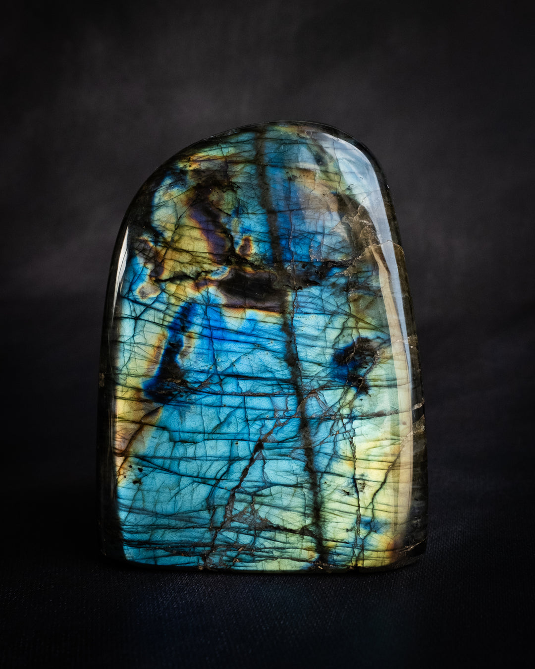 Labradorite Polished Freeform High Flash Specimen 1220g - The Healing Pear