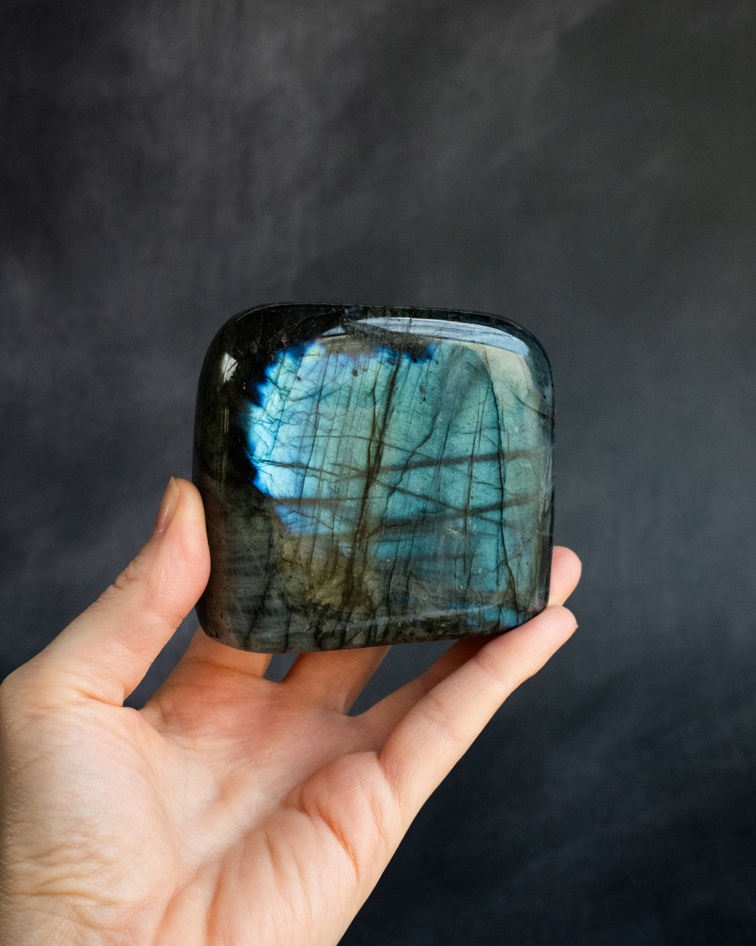 Labradorite Polished Freeform High Flash Specimen 515g - The Healing Pear