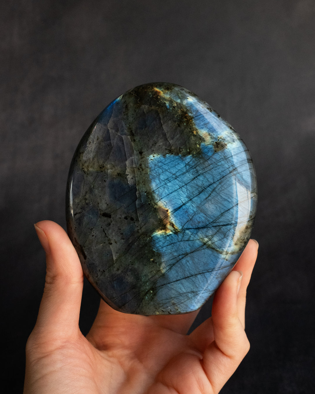 Labradorite Polished Freeform High Flash Specimen 590g - The Healing Pear