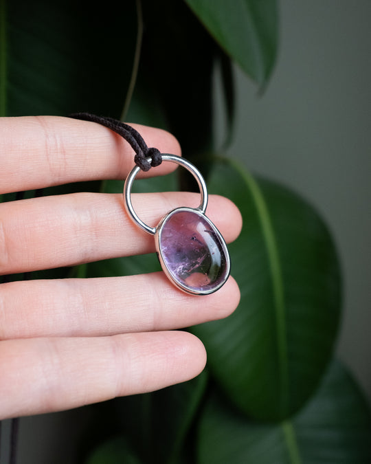 Ametrine Pebble Sterling Silver Necklace