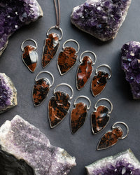 Obsidian jewellery