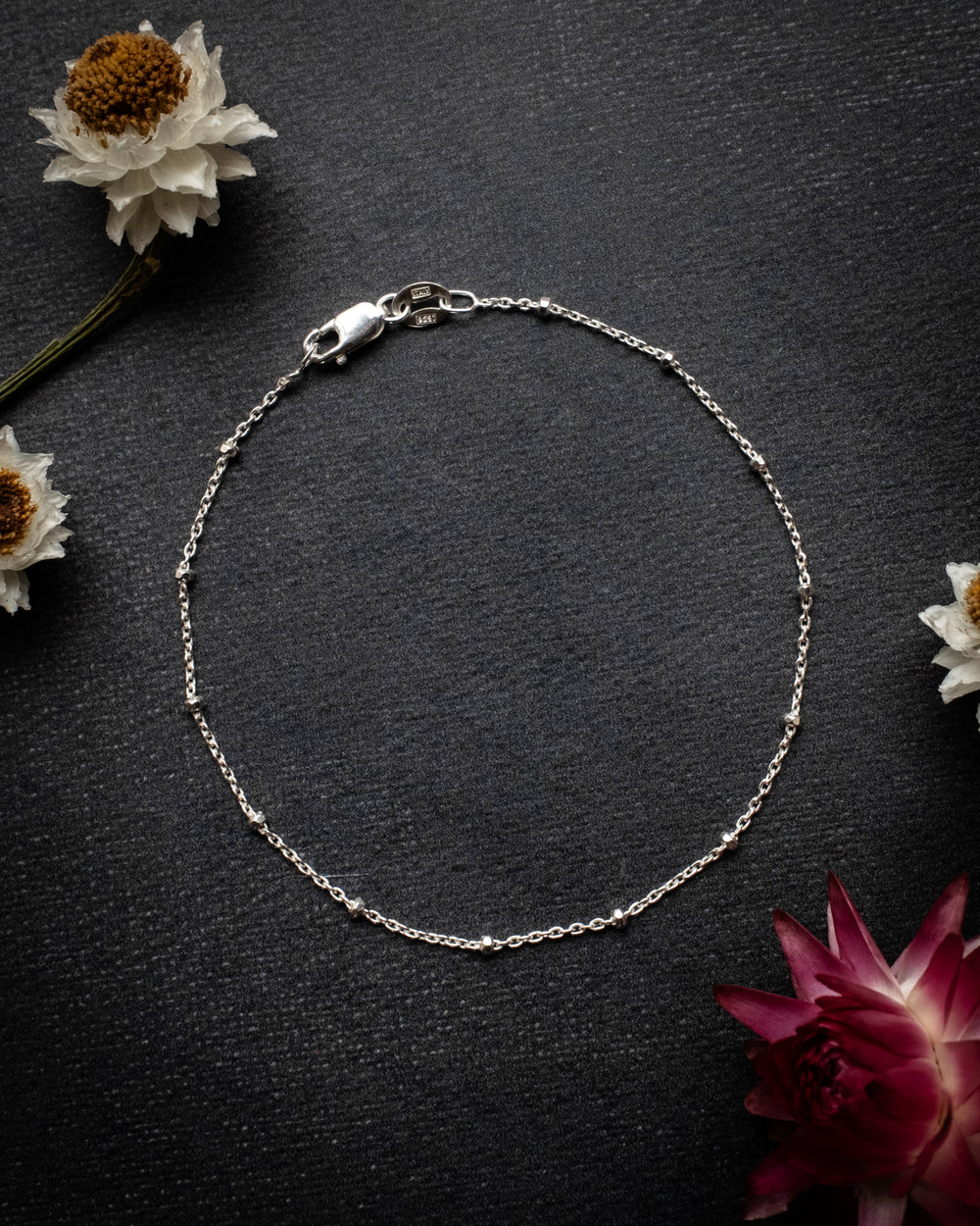 Recycled Sterling Silver Satellite Bracelet - The Healing Pear