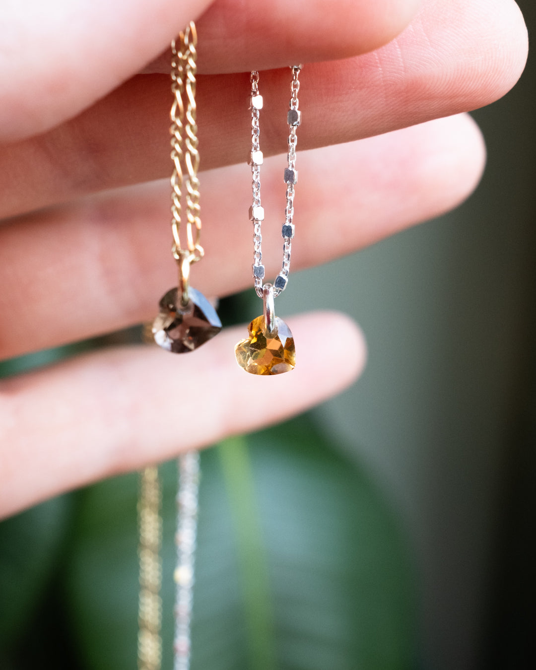 Multicolor Natural Crystal Stone Heart Shape Gemstone Pendents At Rs 100 In Delhi - Foto 3