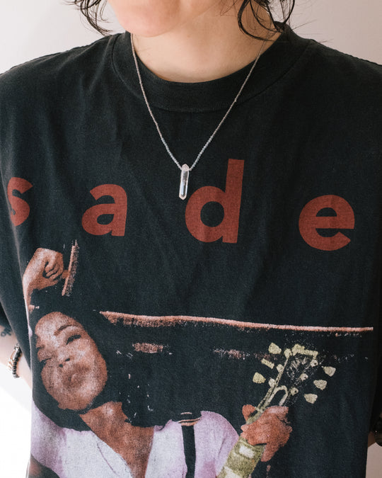 Clear Quartz Point Beaded Necklace - The Healing Pear