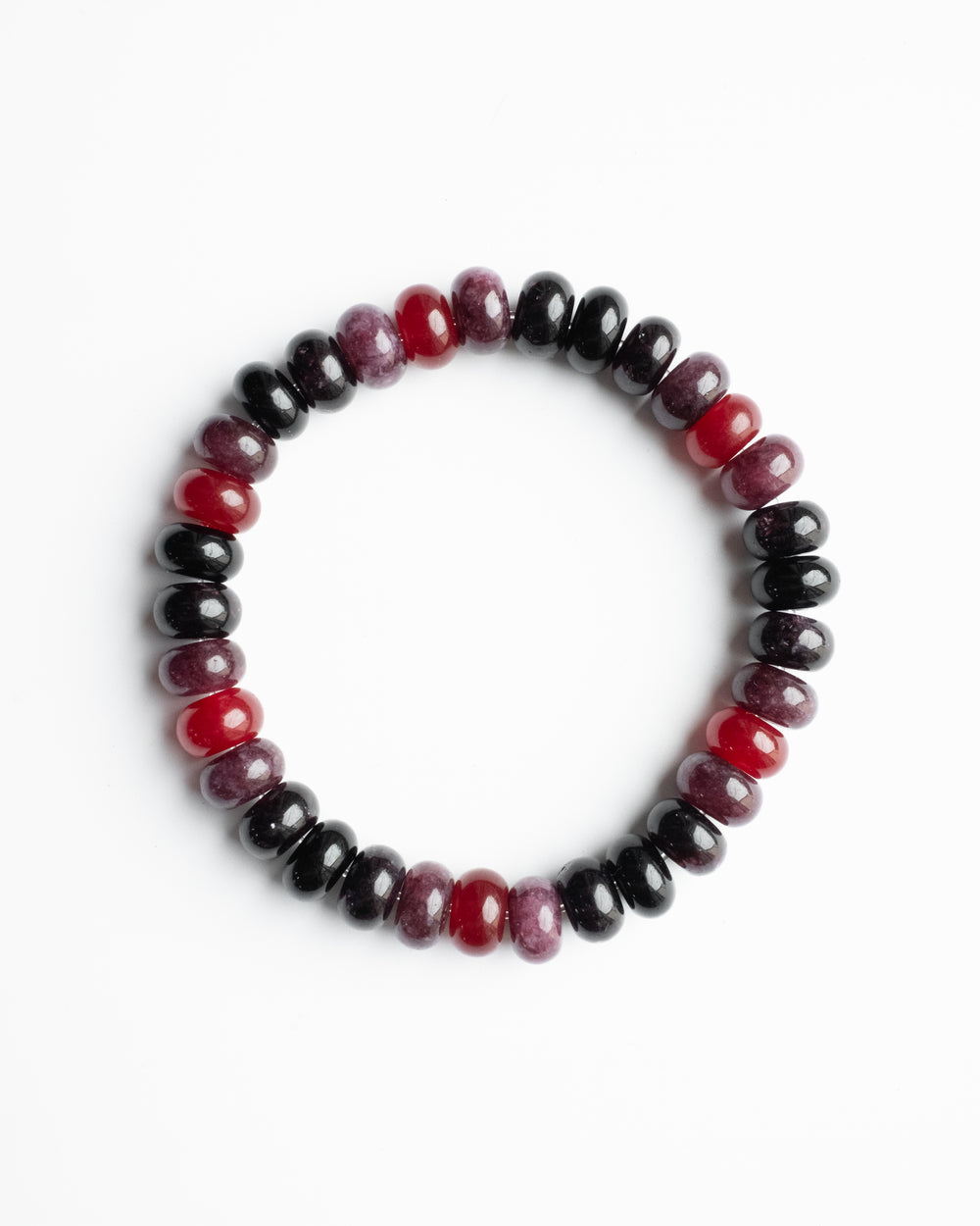 Dark Cherry Beaded Candy Bracelet