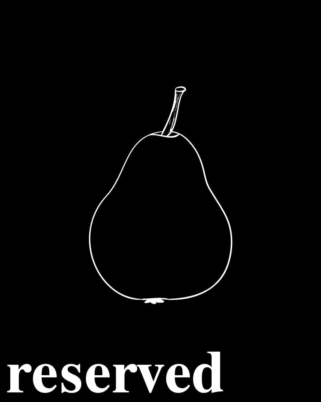 Reserved for Melissa - The Healing Pear