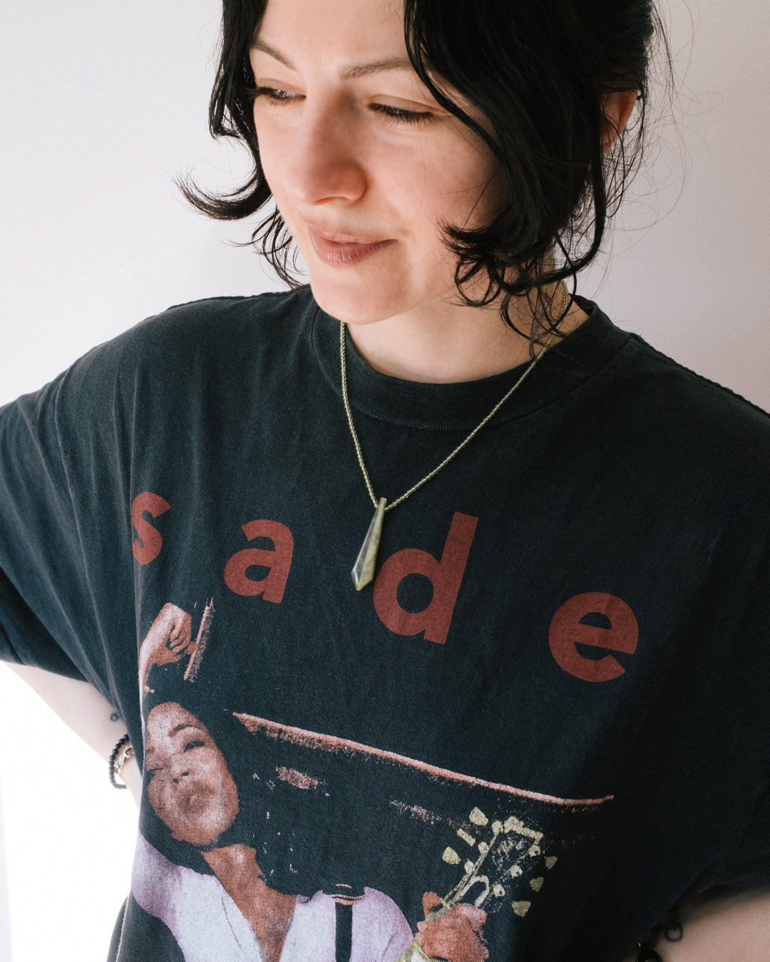 Labradorite, Chrysoprase &amp; Prehnite Beaded Necklace - The Healing Pear