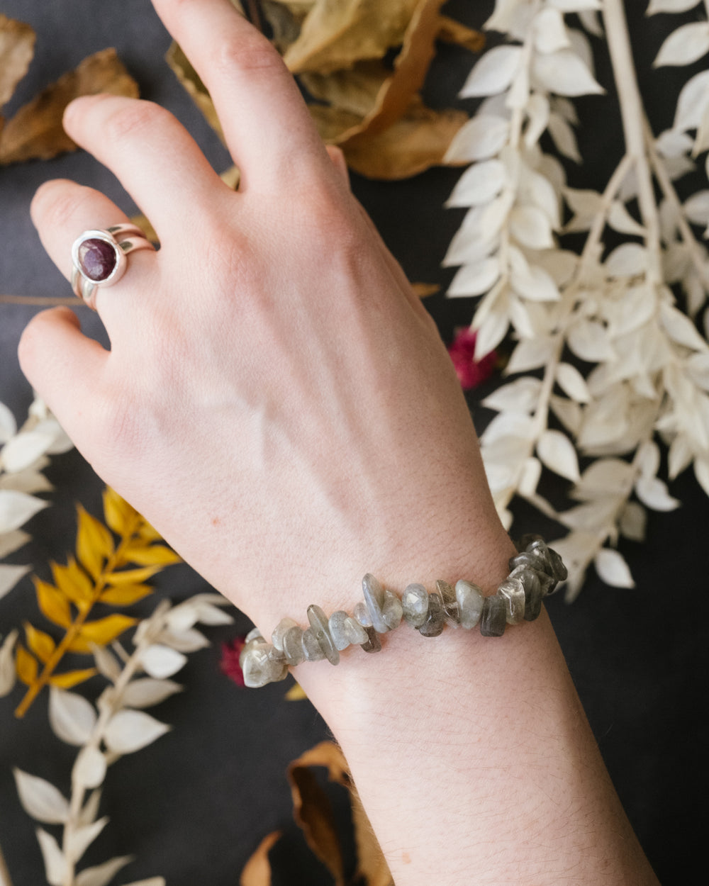 Labradorite Chip Bracelet - The Healing Pear