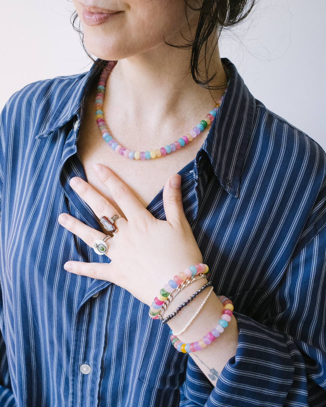 Pick &amp; Mix Beaded Candy Necklace