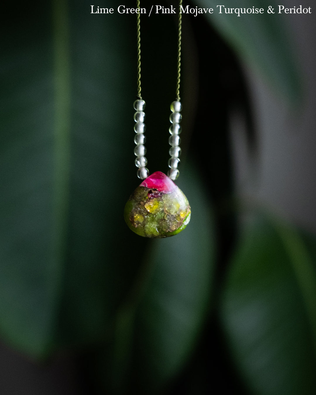 Harmonious Pair Vegan Silk Gemstone Necklace