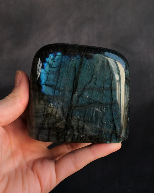 Labradorite Polished Freeform High Flash Specimen 515g - The Healing Pear