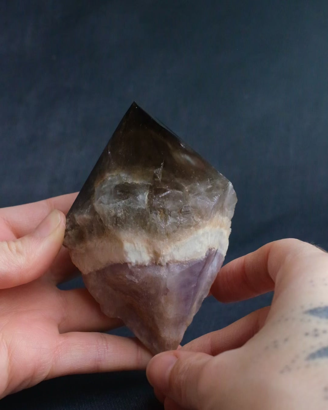 Root of Transformation Raw Crystal Point Specimen 262g