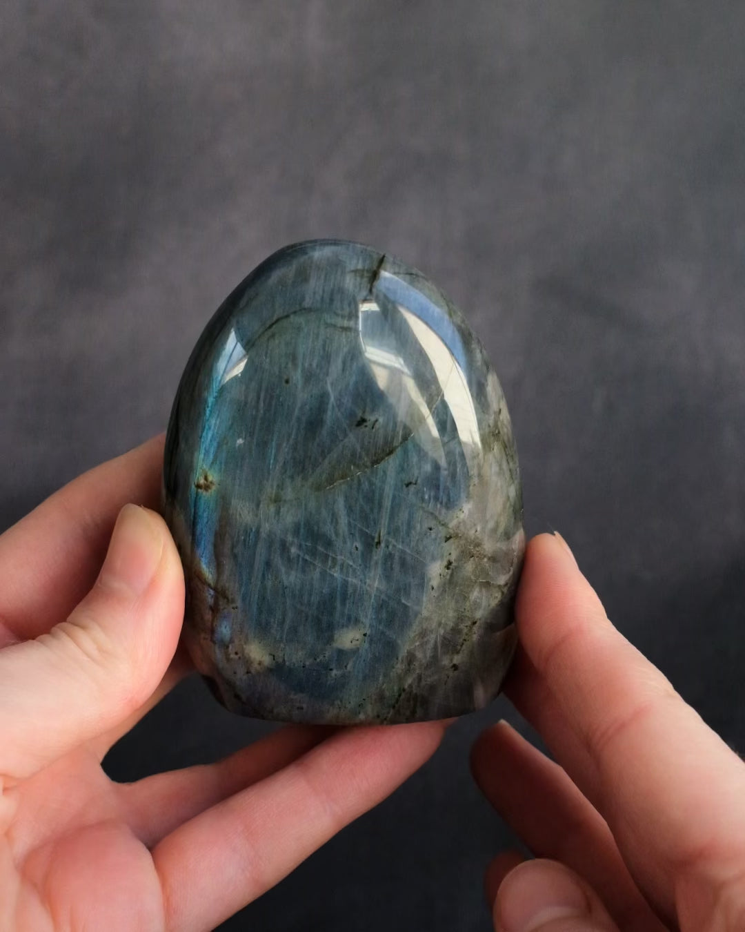 Labradorite Polished Freeform High Flash Specimen 242g - The Healing Pear