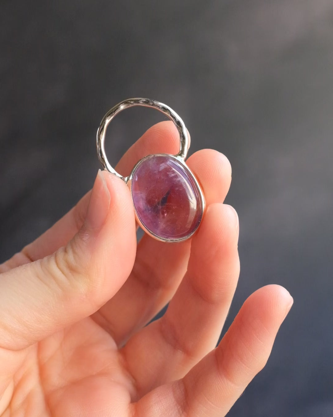 Ametrine Pebble Sterling Silver Necklace