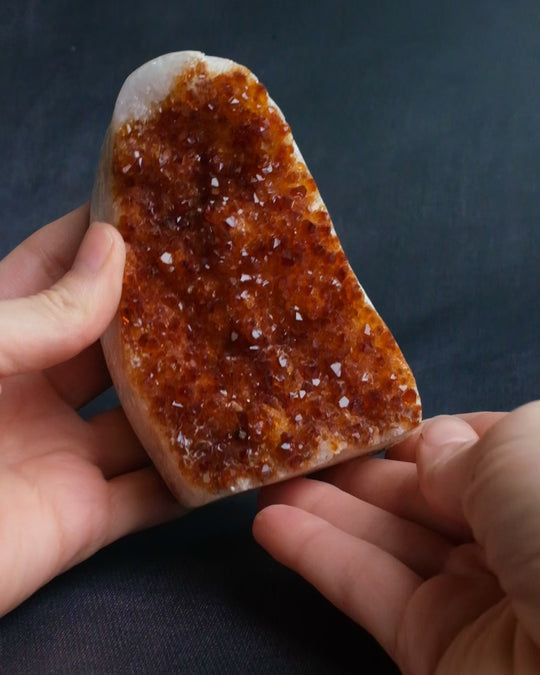 Freestanding Citrine Raw Crystal Cluster 556g