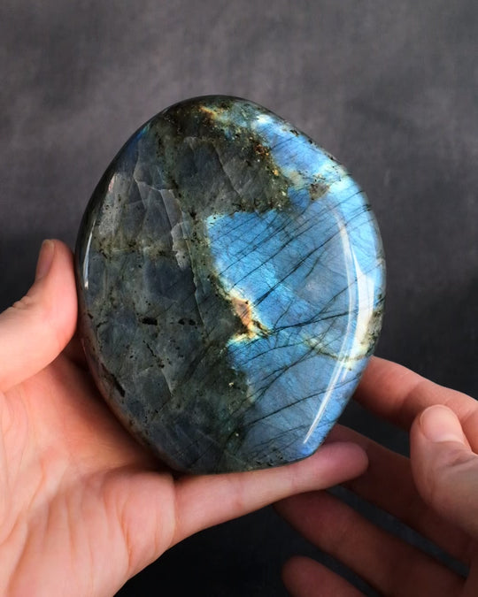 Labradorite Polished Freeform High Flash Specimen 590g - The Healing Pear