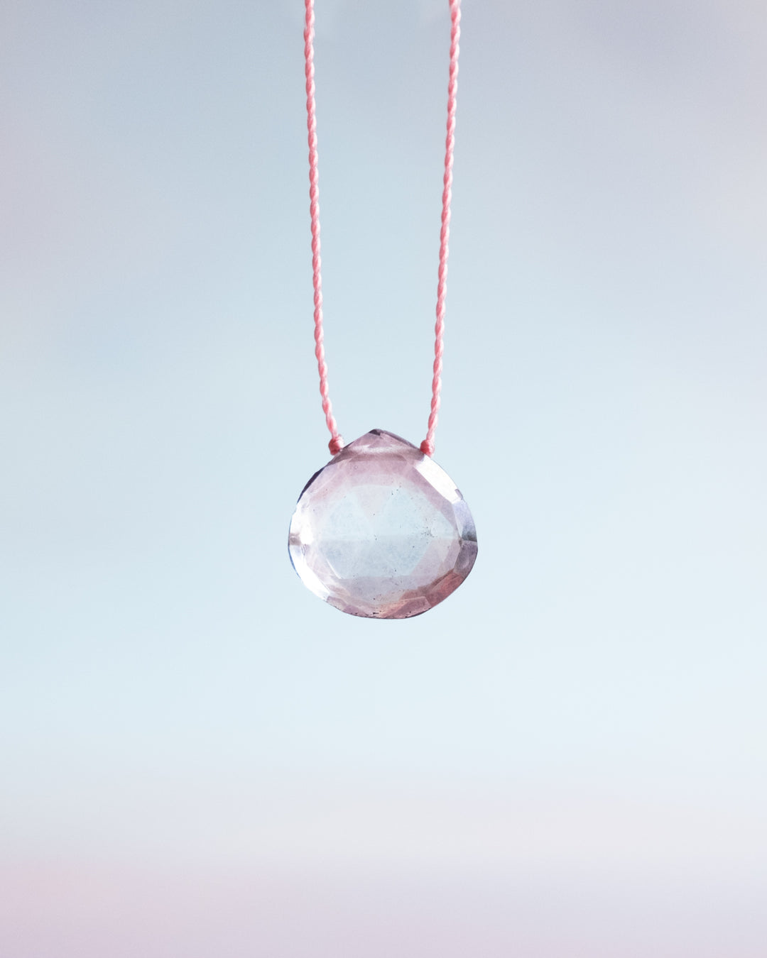 Tanzanite Vegan Silk Necklace - The Healing Pear
