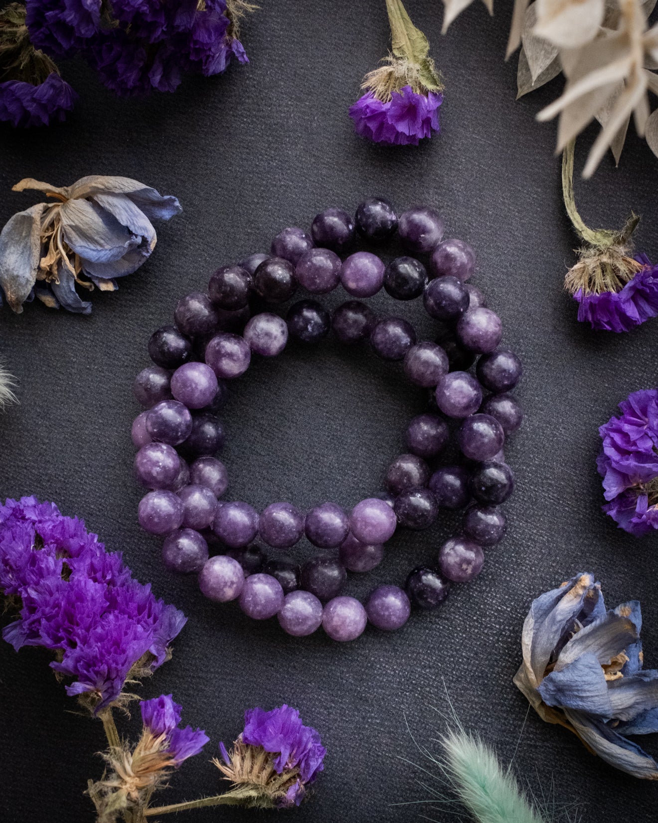 Lepidolite Bracelet - Crystal Auras