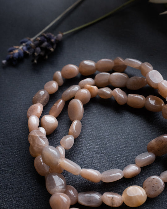 Sunstone Tumbled Stone Bracelet - The Healing Pear