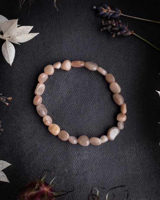 Sunstone Tumbled Stone Bracelet - The Healing Pear