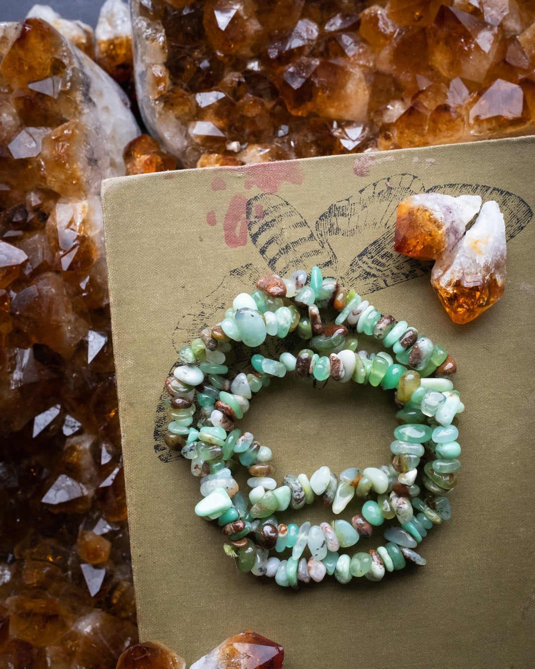 Chrysoprase Chip Bracelet - The Healing Pear