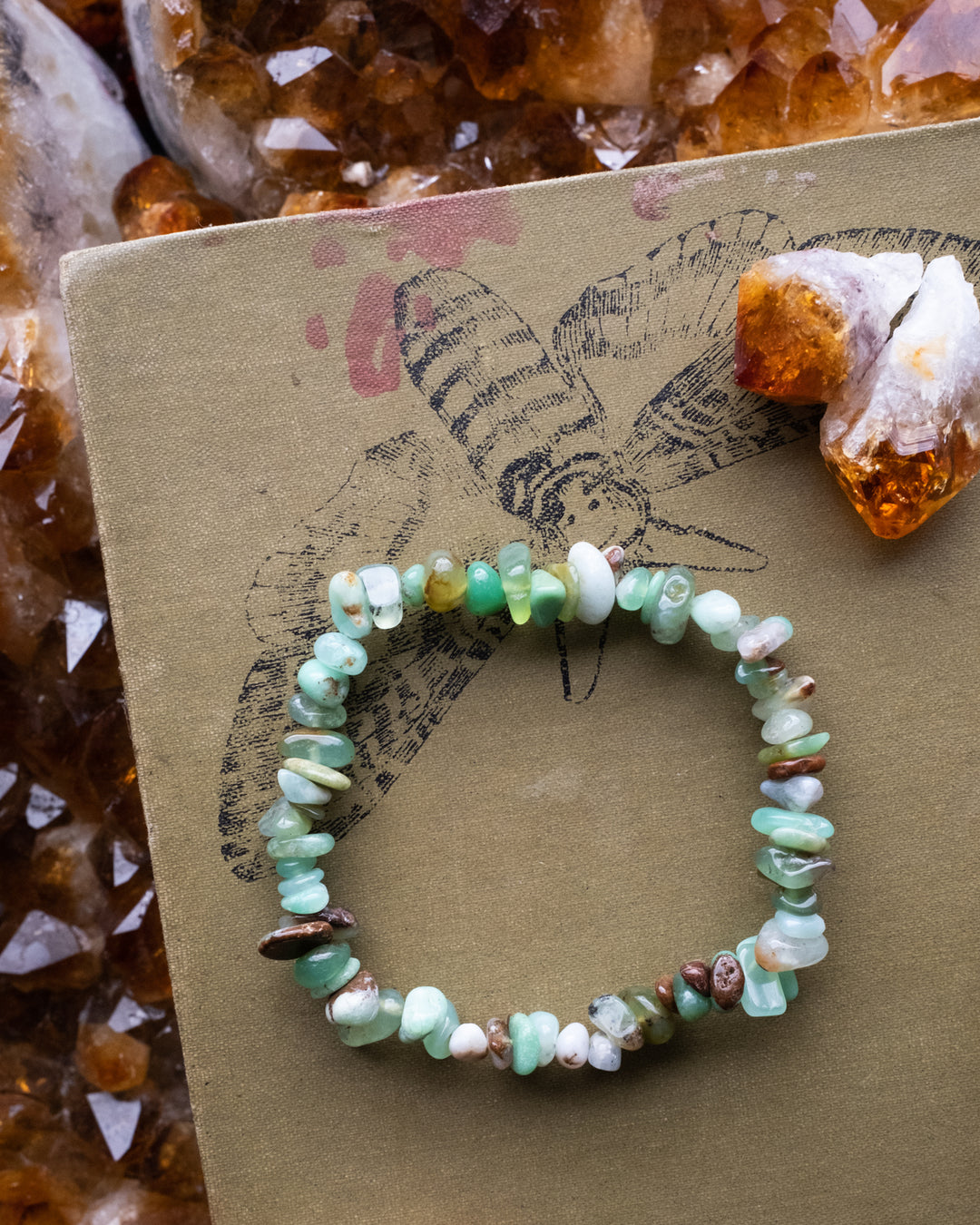 Chrysoprase Chip Bracelet - The Healing Pear