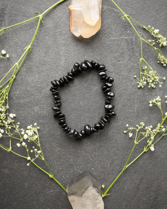 Obsidian Chip Bracelet - The Healing Pear