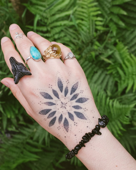 Obsidian Chip Bracelet - The Healing Pear