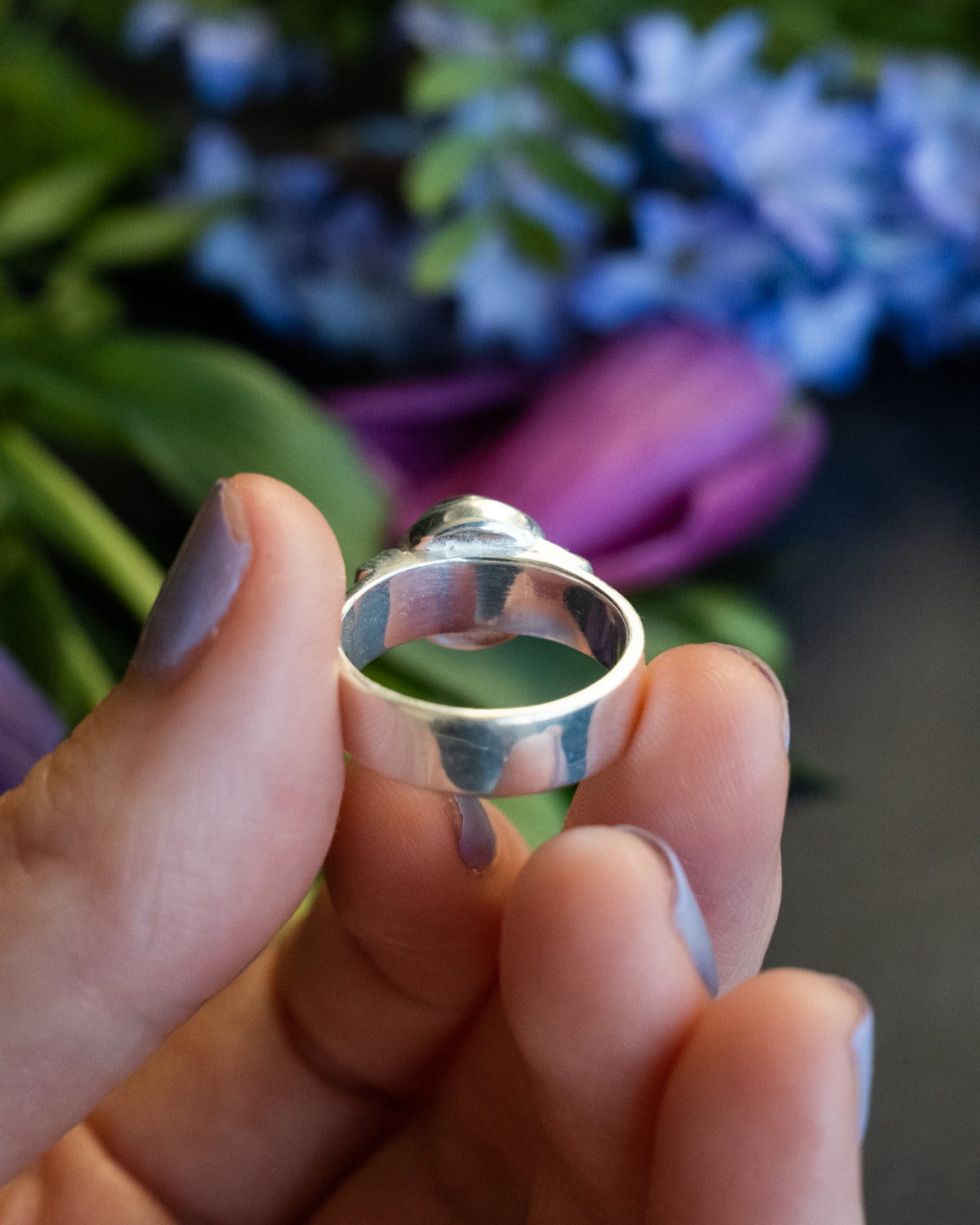 Chrysoprase engagement hotsell ring