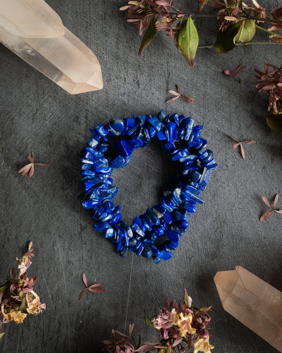 Lapis Lazuli Chip Bracelet - The Healing Pear